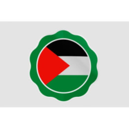 Palestine Flag Style 2 Sticker - DecalsHouse