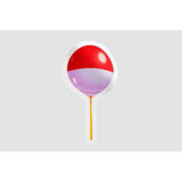 Indonesia Pancasila Day Balloon Sticker (2-Pack)