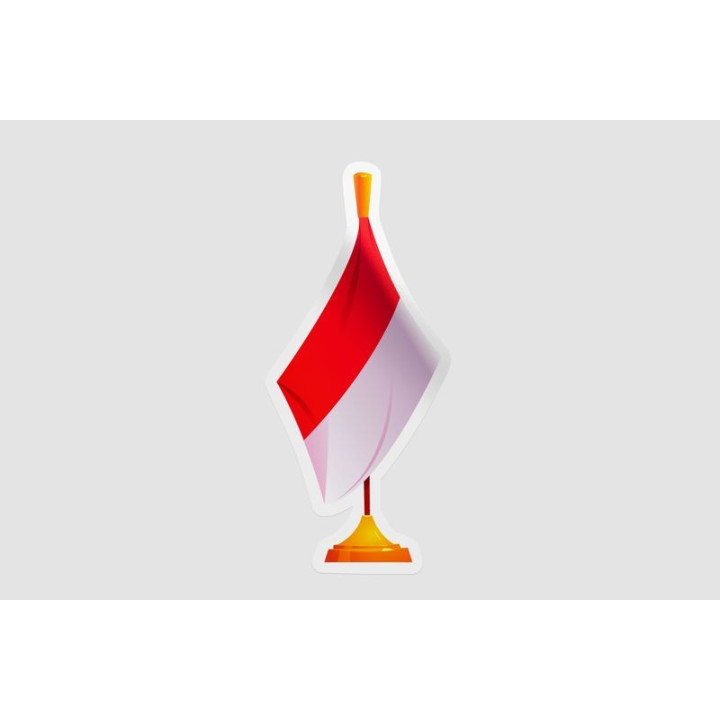 Indonesia Flag Stickers – Pancasila Day Decals (2-Pack)