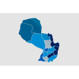 Paraguay Map Sticker - DecalsHouse