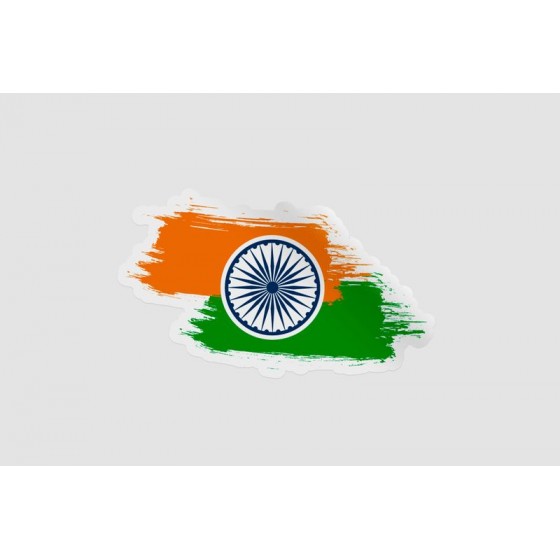 India Flag Abstract Style 2