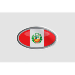 Peru Flag Style 106 Sticker - DecalsHouse