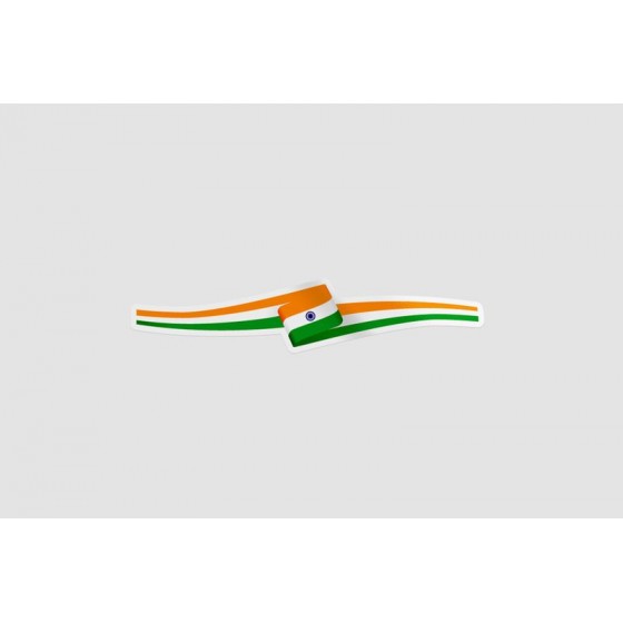 India Flag Ribbon Style 2