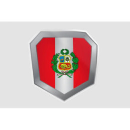 Peru Flag Style 147 Sticker - DecalsHouse