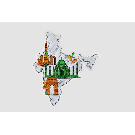India Map Icons Style 2