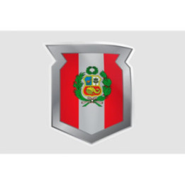 Peru Flag Style 148 Sticker - DecalsHouse