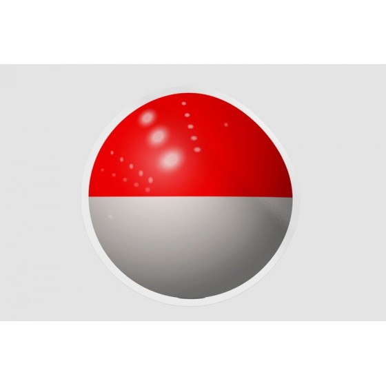 Indonesia Flag Ball Style 2