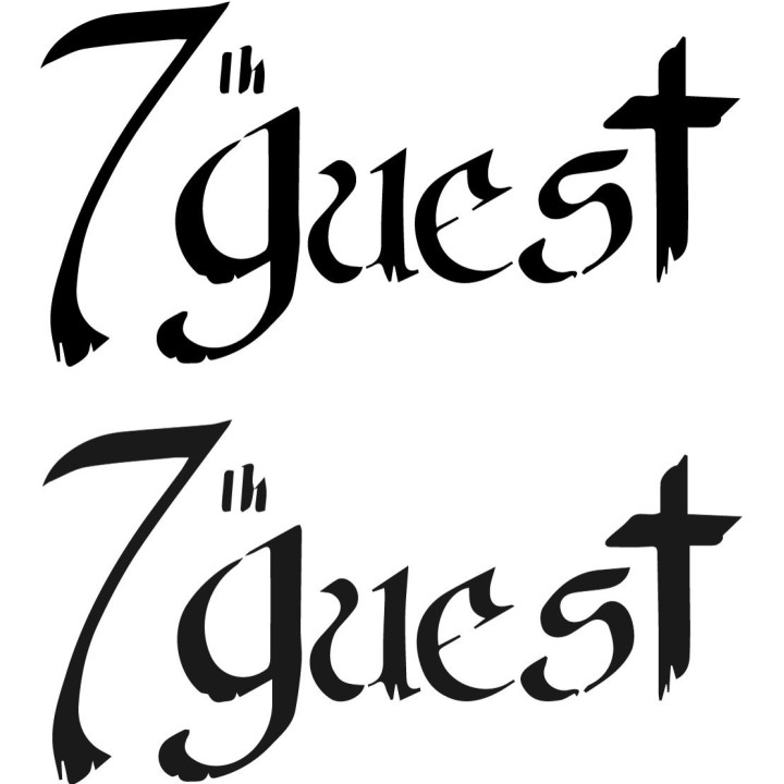 7th Guest Stickers – Progressive Metal Band Decals (2-Pack)