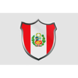 Peru Flag Style 169 Sticker - DecalsHouse