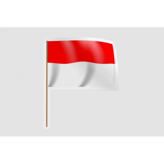 Indonesia Flag Waving