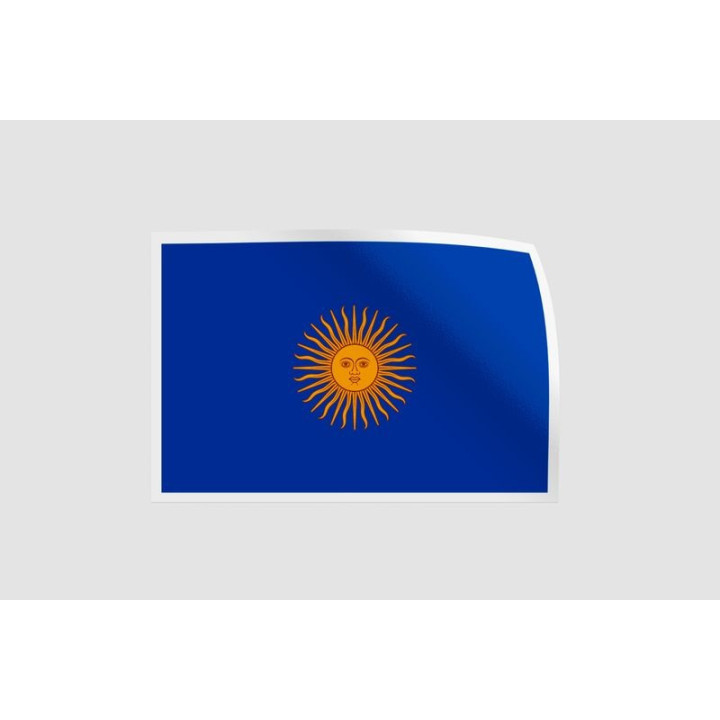 Peru Flag Style 2 Sticker - DecalsHouse