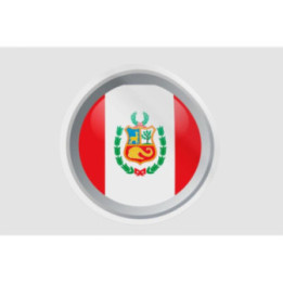 Peru Flag Style 41 Sticker - DecalsHouse