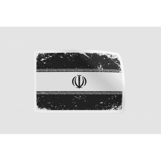 Iran Grunge Flag