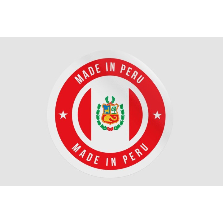 Peru Flag Style 84 Sticker - DecalsHouse