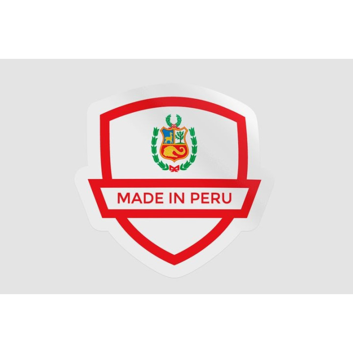 Peru Flag Style 86 Sticker - DecalsHouse
