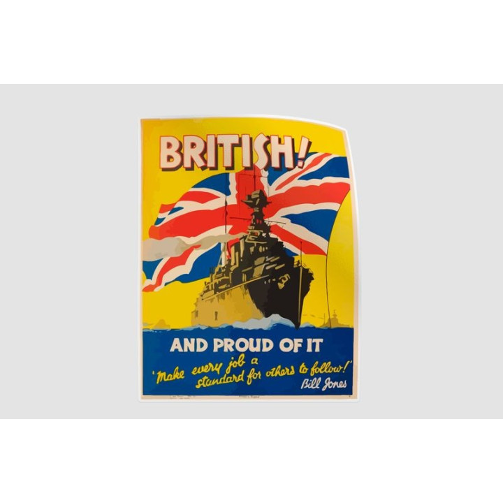 Proud British Sticker - DecalsHouse