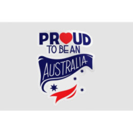 Proud To Be An Australian Sticker - DecalsHouse