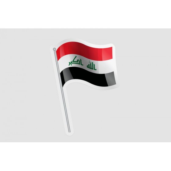Iraq Flag Pole Style 2