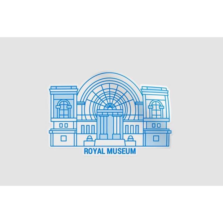 Royal Museum Building Stickers – Landmark Decals (2-Pack)