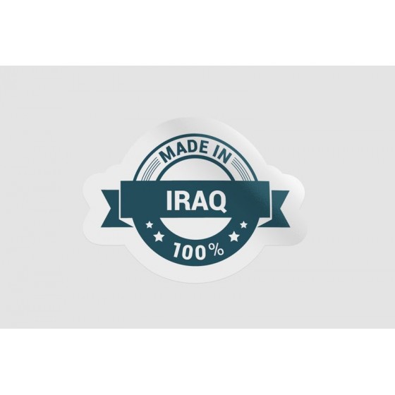 Iraq Label Stamp Style 2