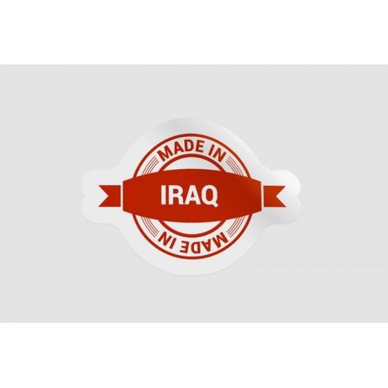 Iraq Label Stamp Style 3