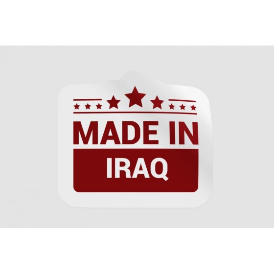Iraq Label Stamp Style 4