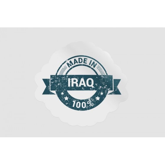 Iraq Label Stamp Style 8