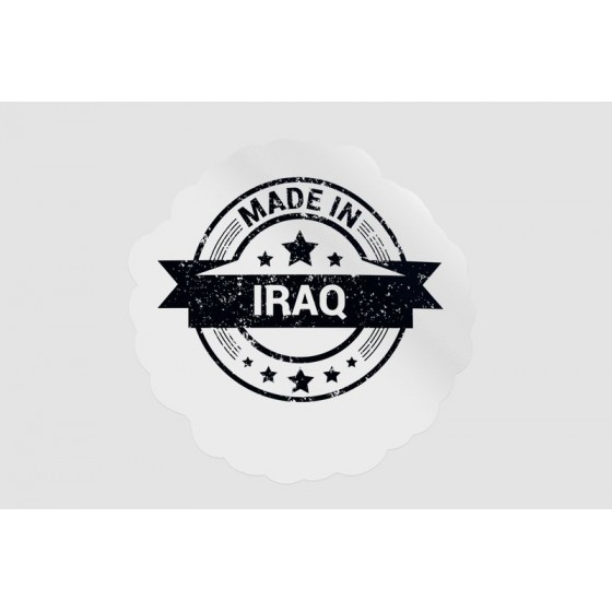 Iraq Label Stamp Style 9