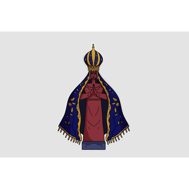 Nossa Senhora Aparecida Stickers – Catholic Decals (2-Pack)