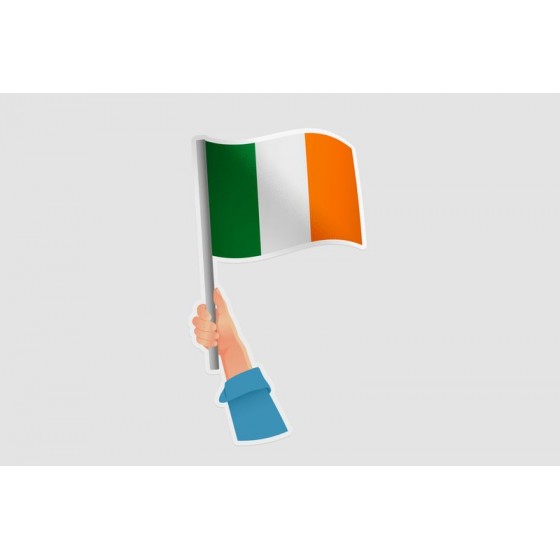 Ireland Flag Hand Style 2
