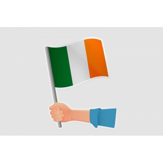 Ireland Flag Hand