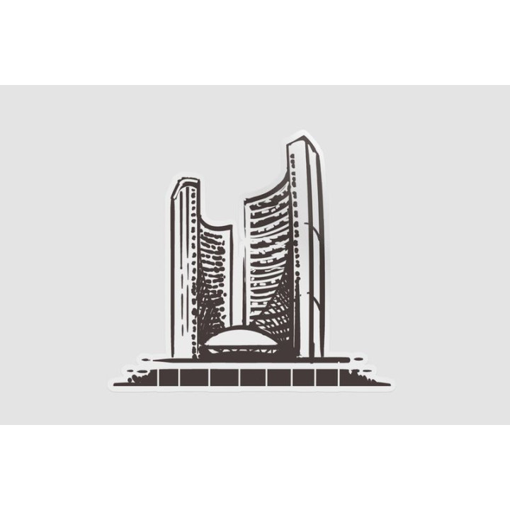 Toronto Landmark Style 2 Sticker - DecalsHouse