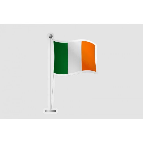 Ireland Flag Pole Style 2