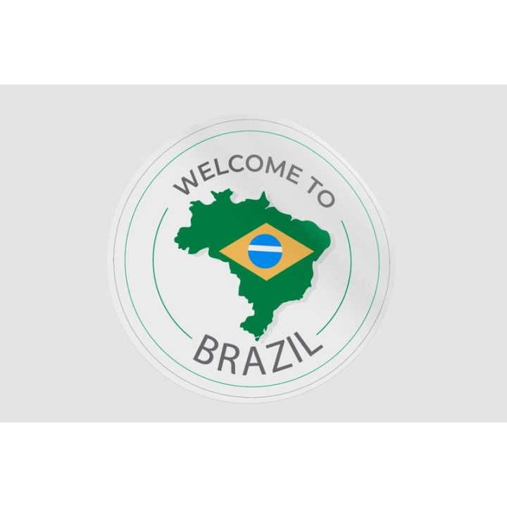Welcome To Brasil Sticker - DecalsHouse