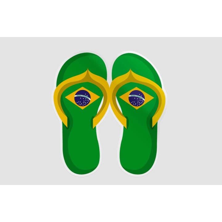 Welcome To Brazil Dh Style 4 Sticker - DecalsHouse