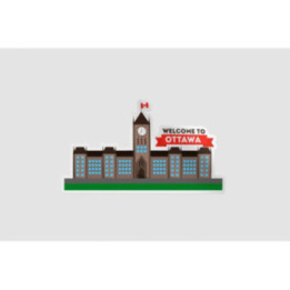 Welcome To Canada Ottawa Sticker - DecalsHouse