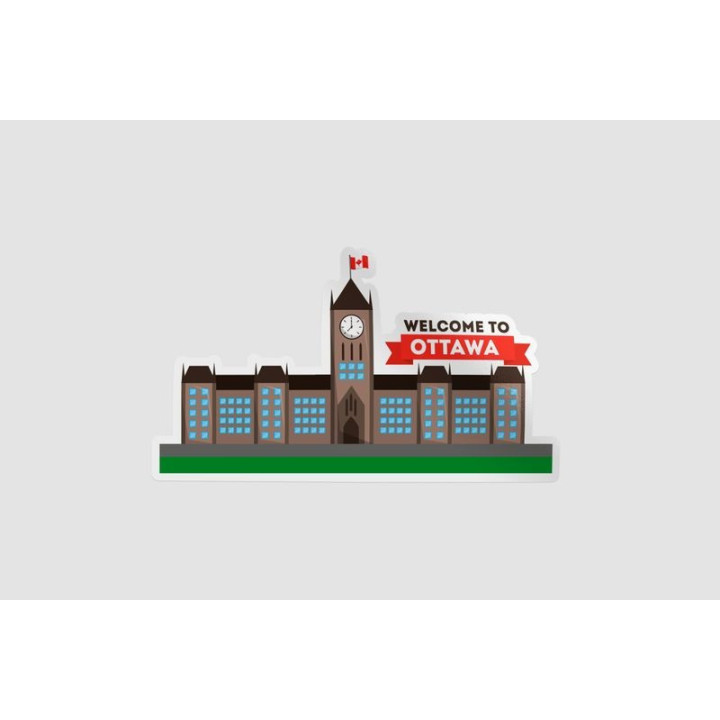 Welcome To Canada Ottawa Sticker - DecalsHouse