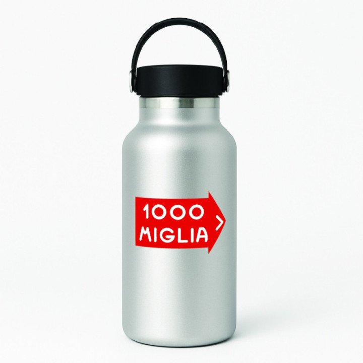 1000 Miglia Stickers – Mille Miglia Italian Race Emblem (2-Pack)