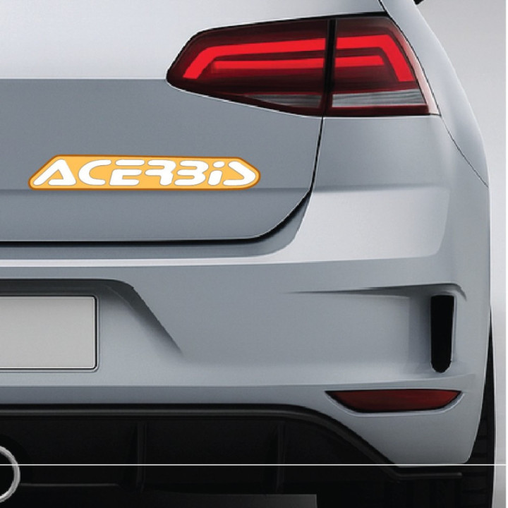 2x Acerbis Logo Style 11 Stickers Decals - DecalsHouse