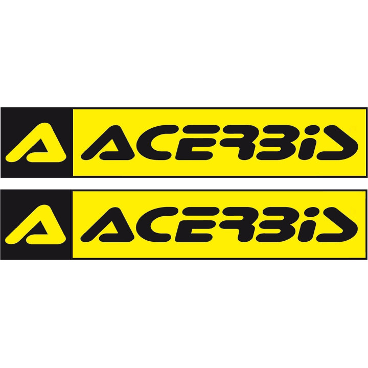 2x Acerbis Logo Style 3 Stickers Decals - DecalsHouse