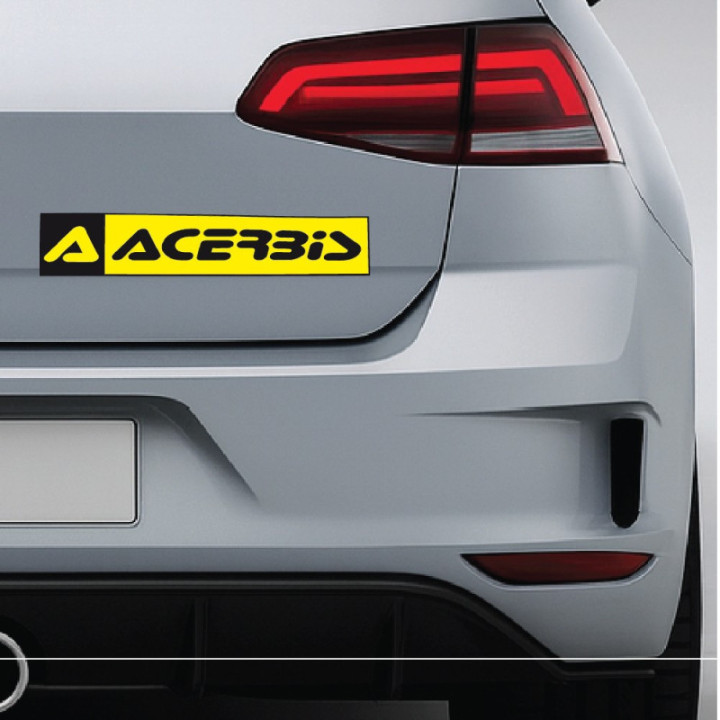 2x Acerbis Logo Style 3 Stickers Decals - DecalsHouse