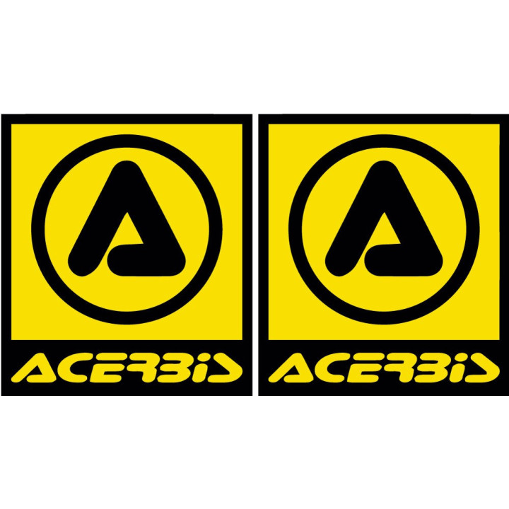 2x Acerbis Logo Style 5 Stickers Decals - DecalsHouse