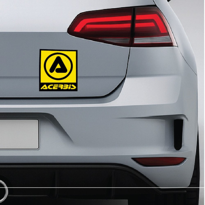 2x Acerbis Logo Style 5 Stickers Decals - DecalsHouse