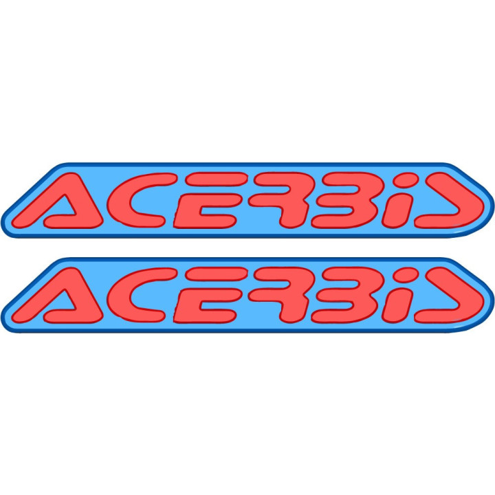 2x Acerbis Logo Style 6 Stickers Decals - DecalsHouse