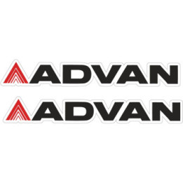 2x Advan Style 3 Stickers Decals - DecalsHouse