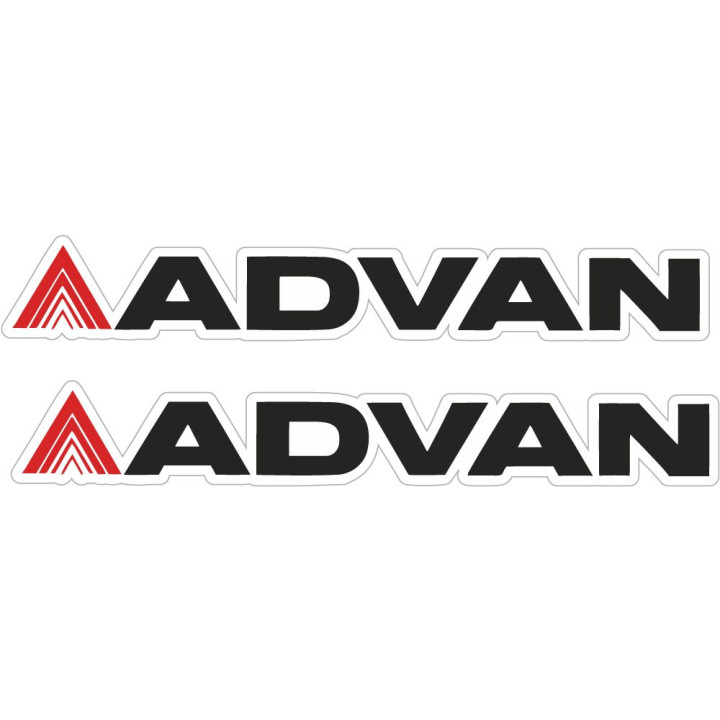 2x Advan Style 3 Stickers Decals - DecalsHouse