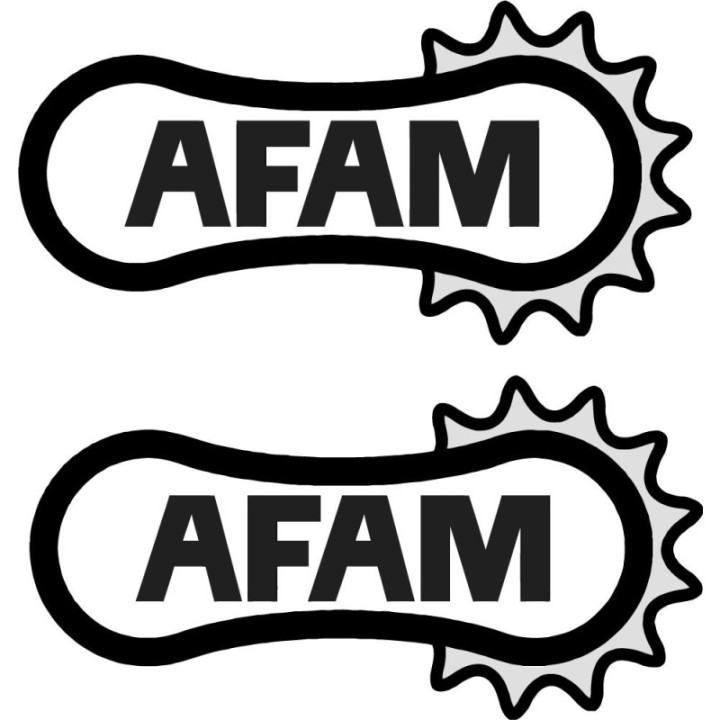 2x Afam Logo Style 2 Stickers Decals - DecalsHouse