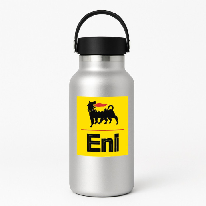 Agip Eni Oil Stickers – Classic Motorsport Sponsor Decals (2-Pack)