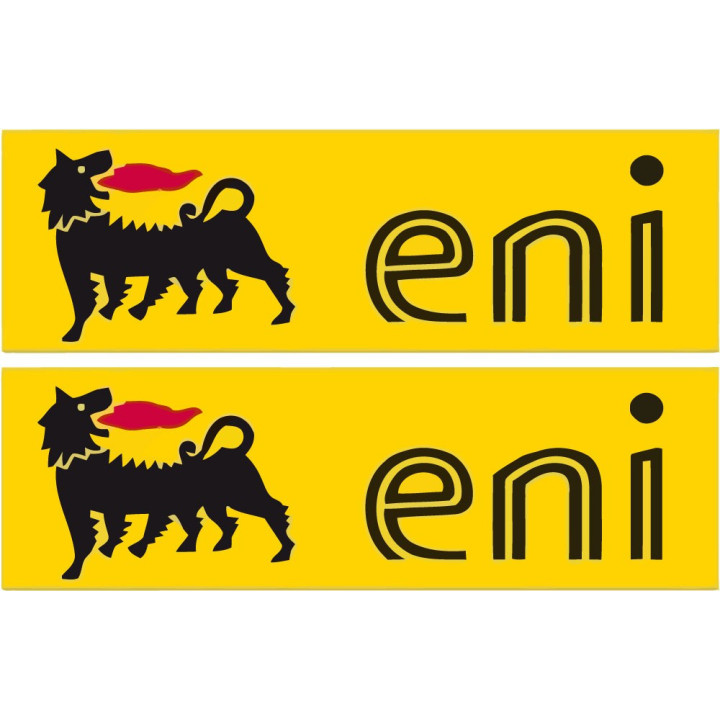 2x Agip Eni Logo Style 2 Stickers Decals - DecalsHouse