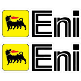 2x Agip Eni Logo Style 3 Stickers Decals - DecalsHouse